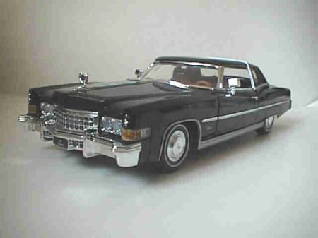 Cadillac on 1973 Cadillac Eldorado Ansi 1 8 Scale Black